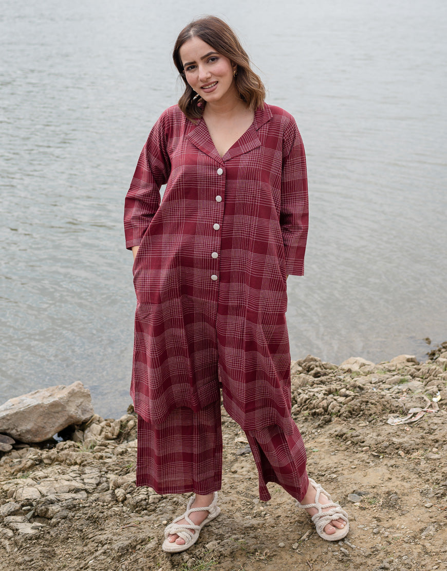 Cranberry Maroon Co-ord