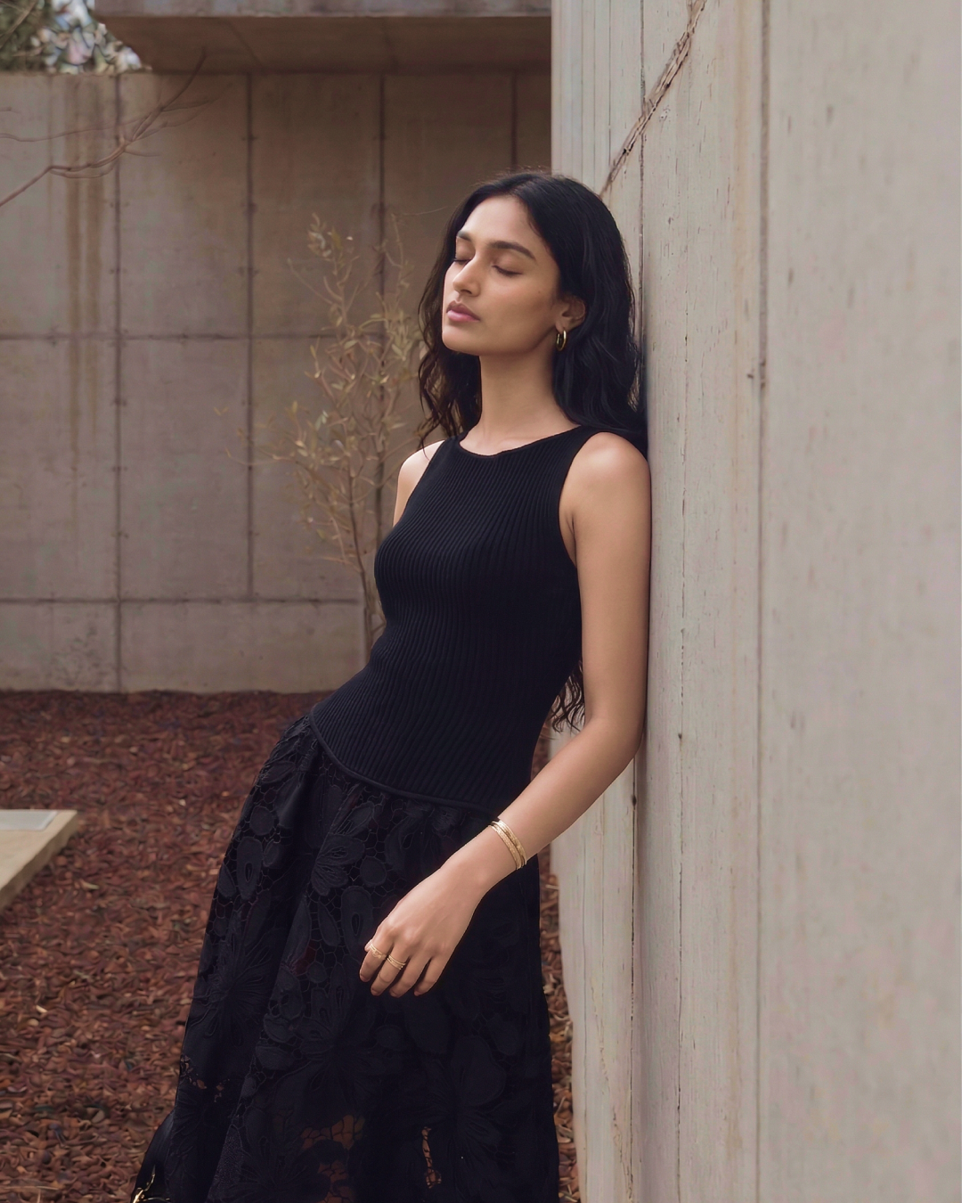 Lumira Lace Midi Dress