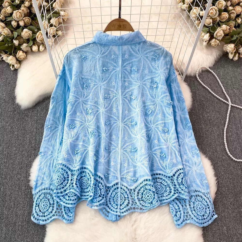 Levy Embroidered Cotton Shirt