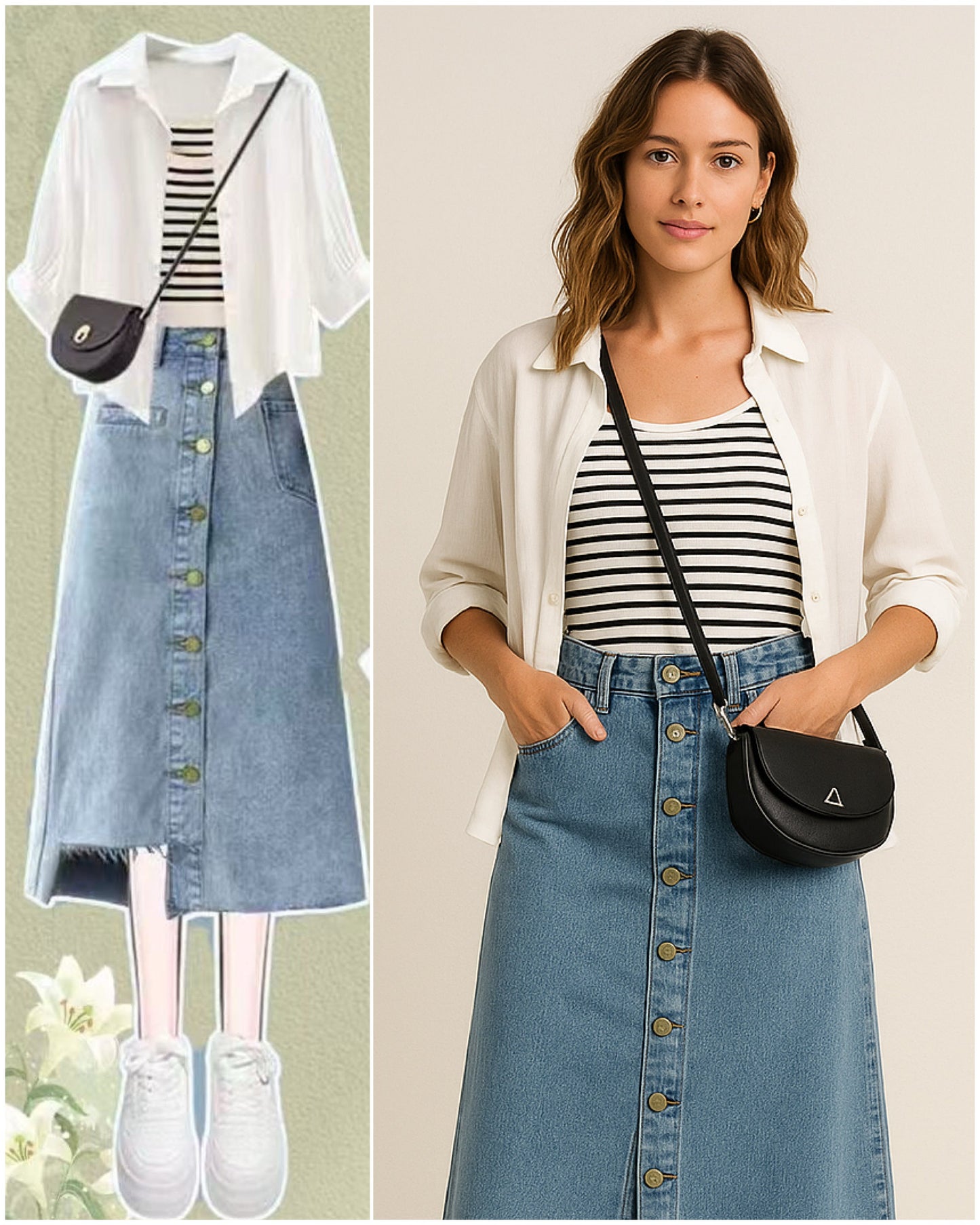 Costa summer Coord Set of 3 In White