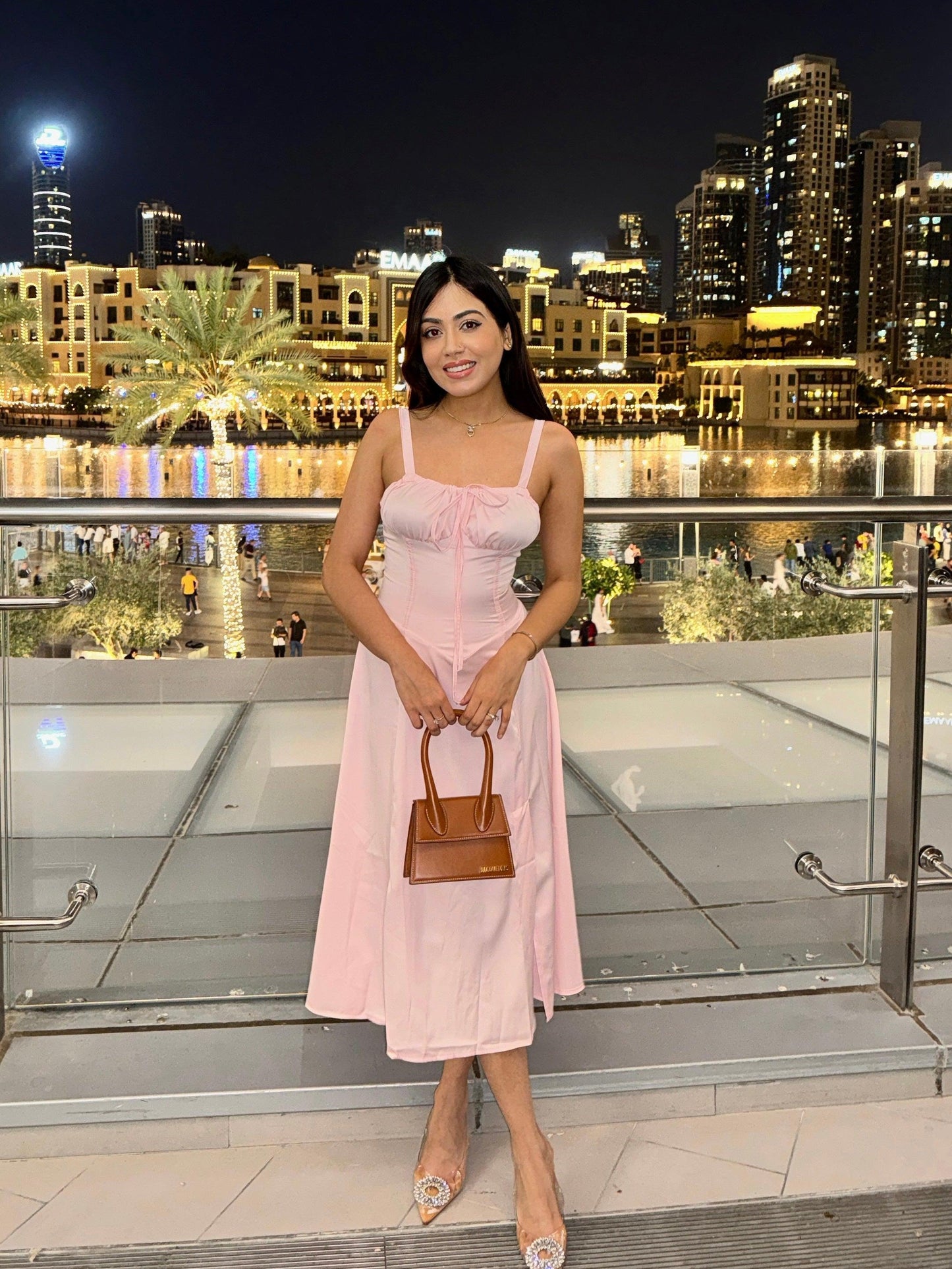 Delso Summer Lace Up Holiday Dress