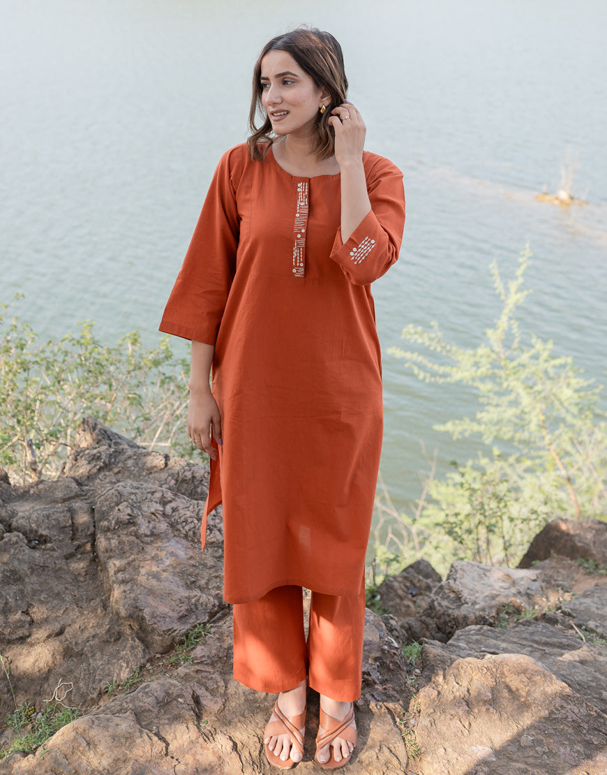 Dust Orange Co-ord