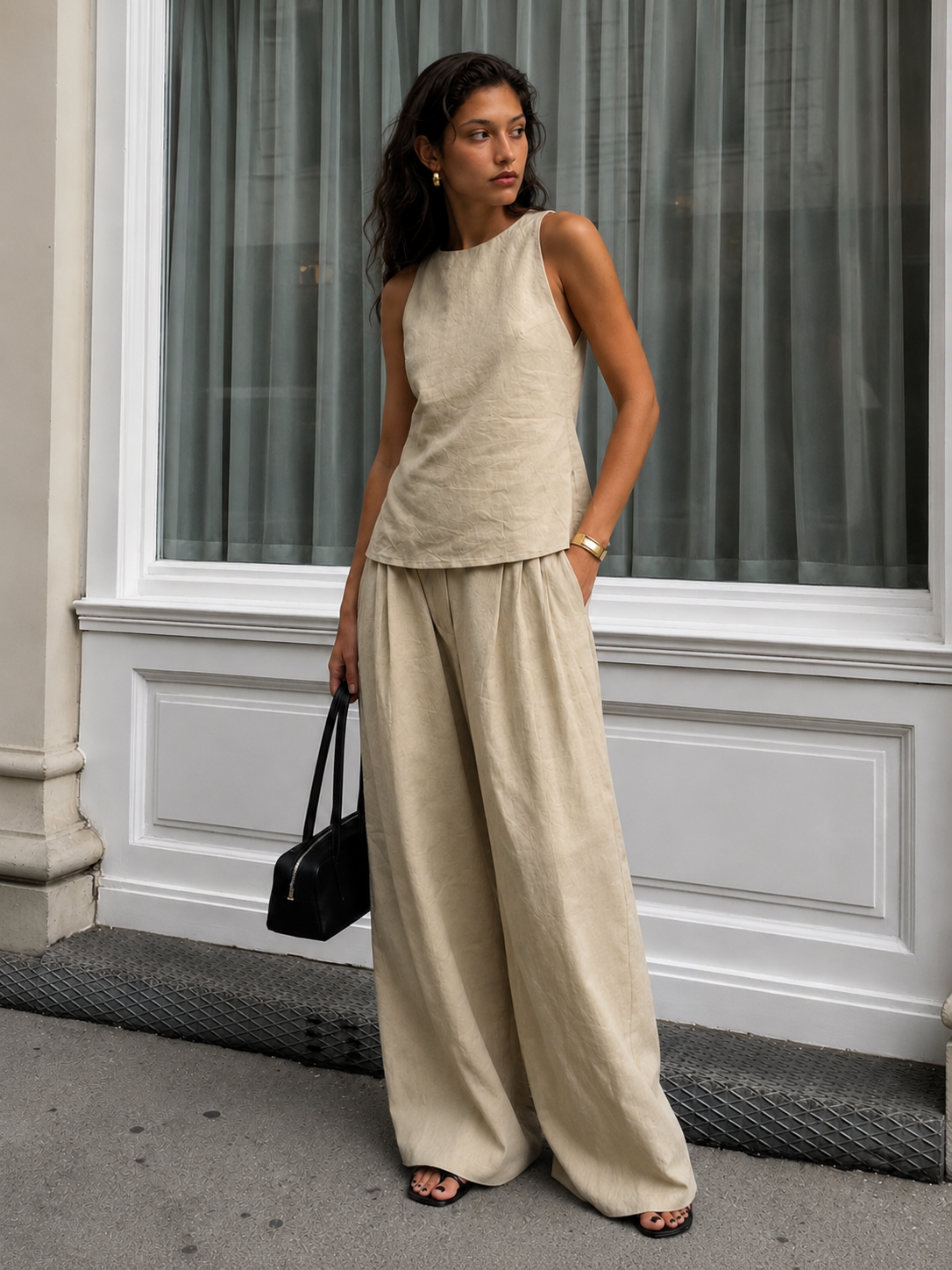 Myra Vest Coord Pant Set