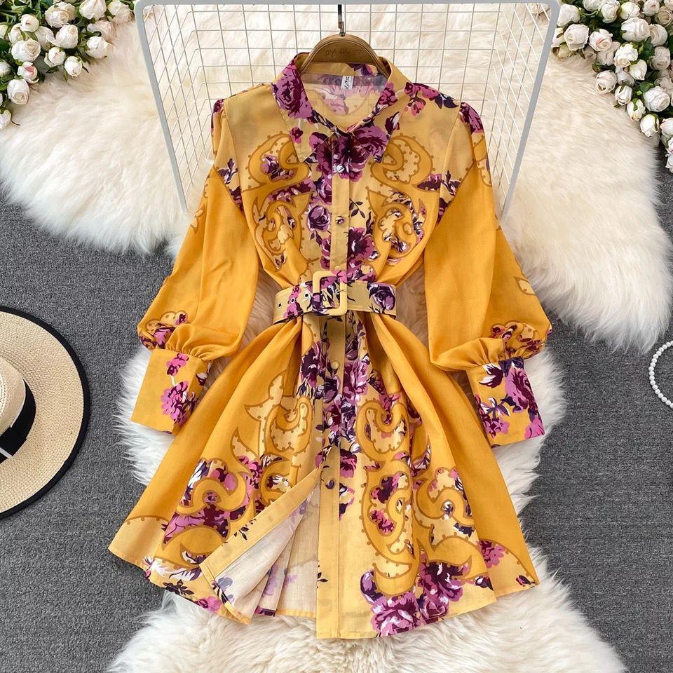 Havana Holiday Dress In Yellow