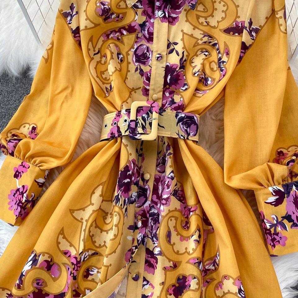 Havana Holiday Dress In Yellow