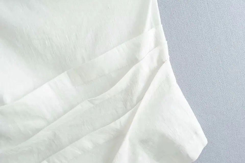Helina One Shoulder Top In White