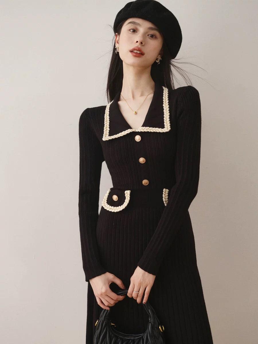 Huller Woolen Bodycon Dress