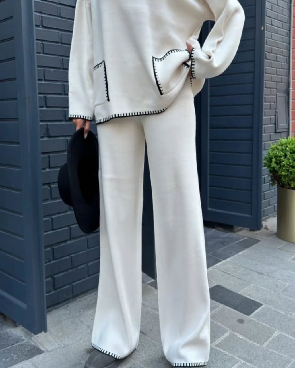 Sally Luxe Winter Coord Set- Set of Top and Pants