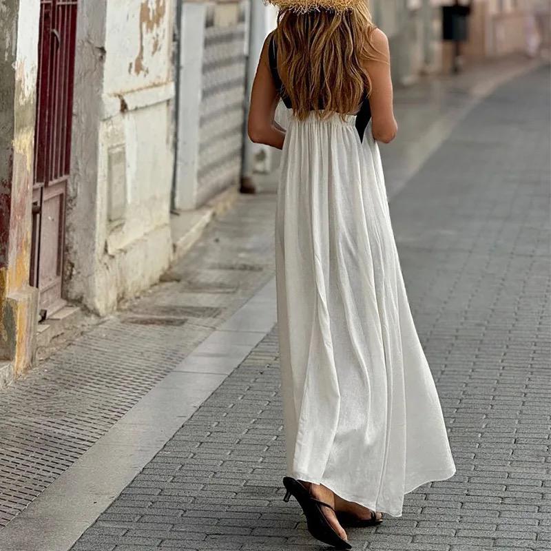 Jemini Summer Holiday Dress In Black