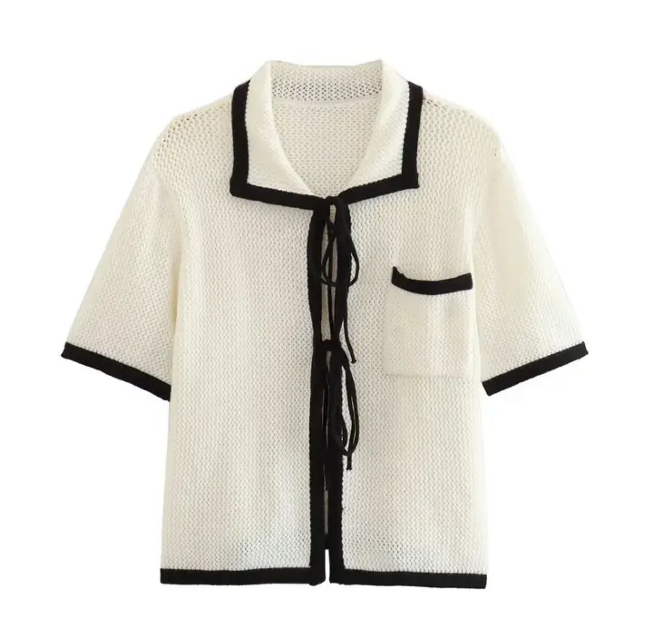 Coral Soft Knit Summer Coord Set In White