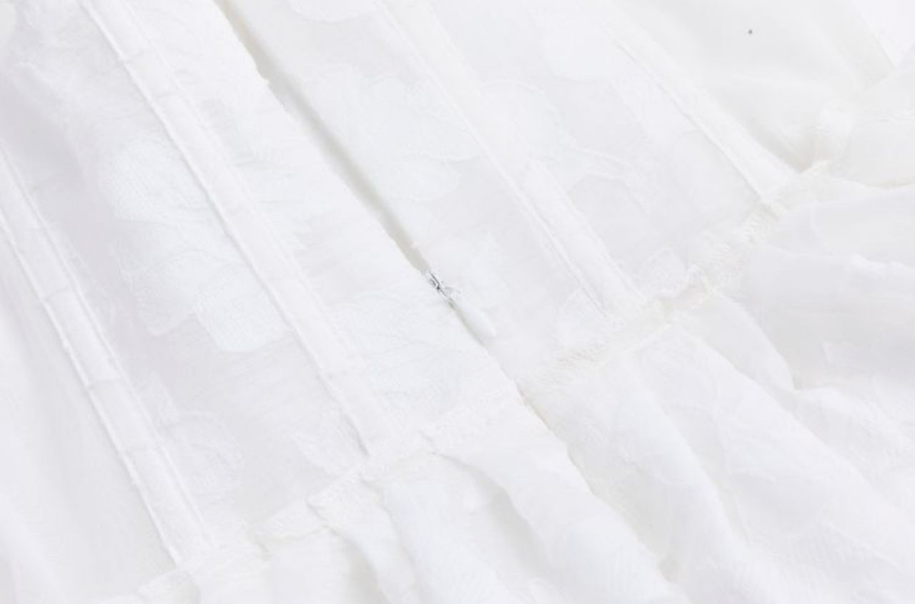 Cyrilla Corset Summer Dress In White