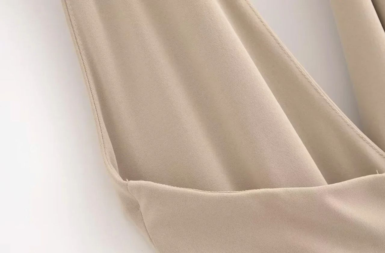 Kia Halterneck Maxi Dress In Beige