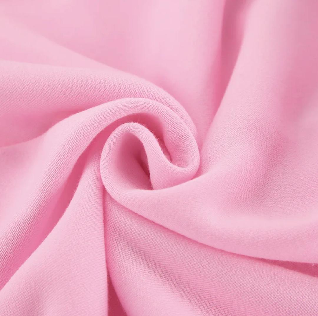 Adler Statement Fleece Lined Coord Set In Pink