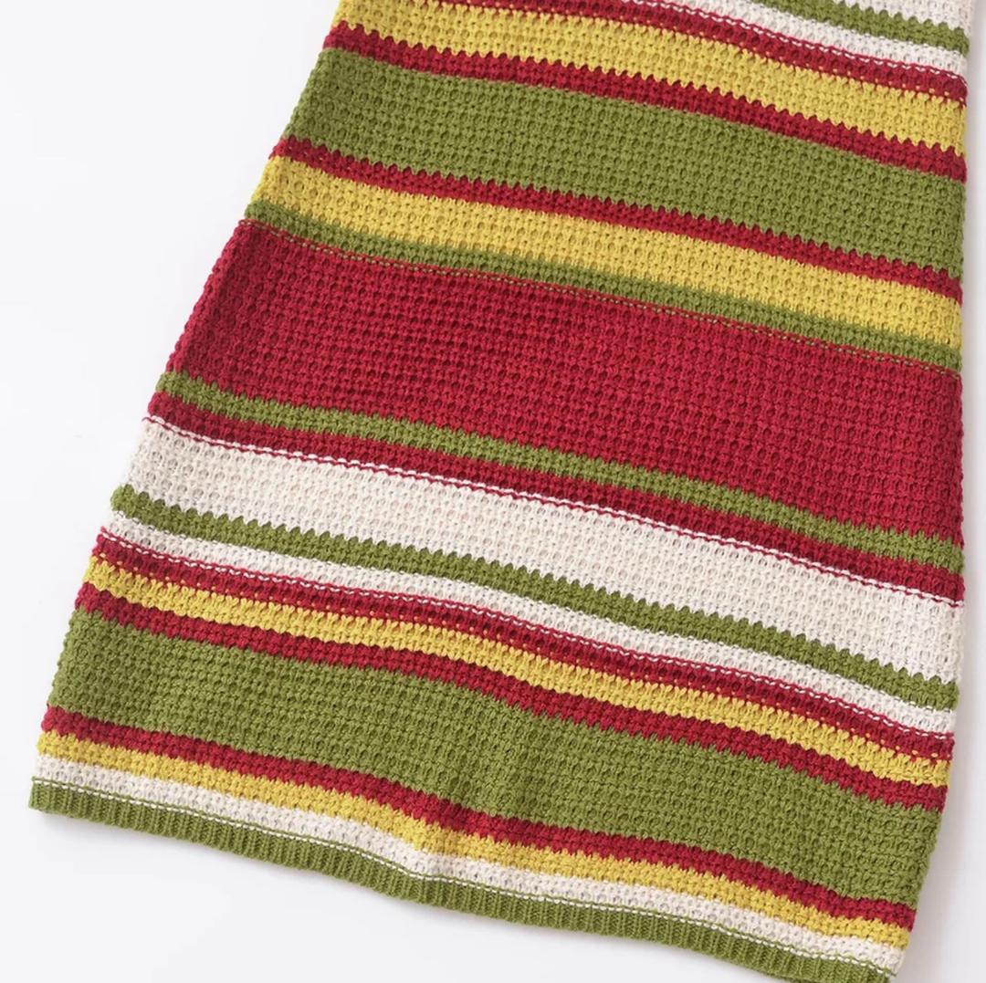 Era Soft Crochet Knit Dress In Multicolor