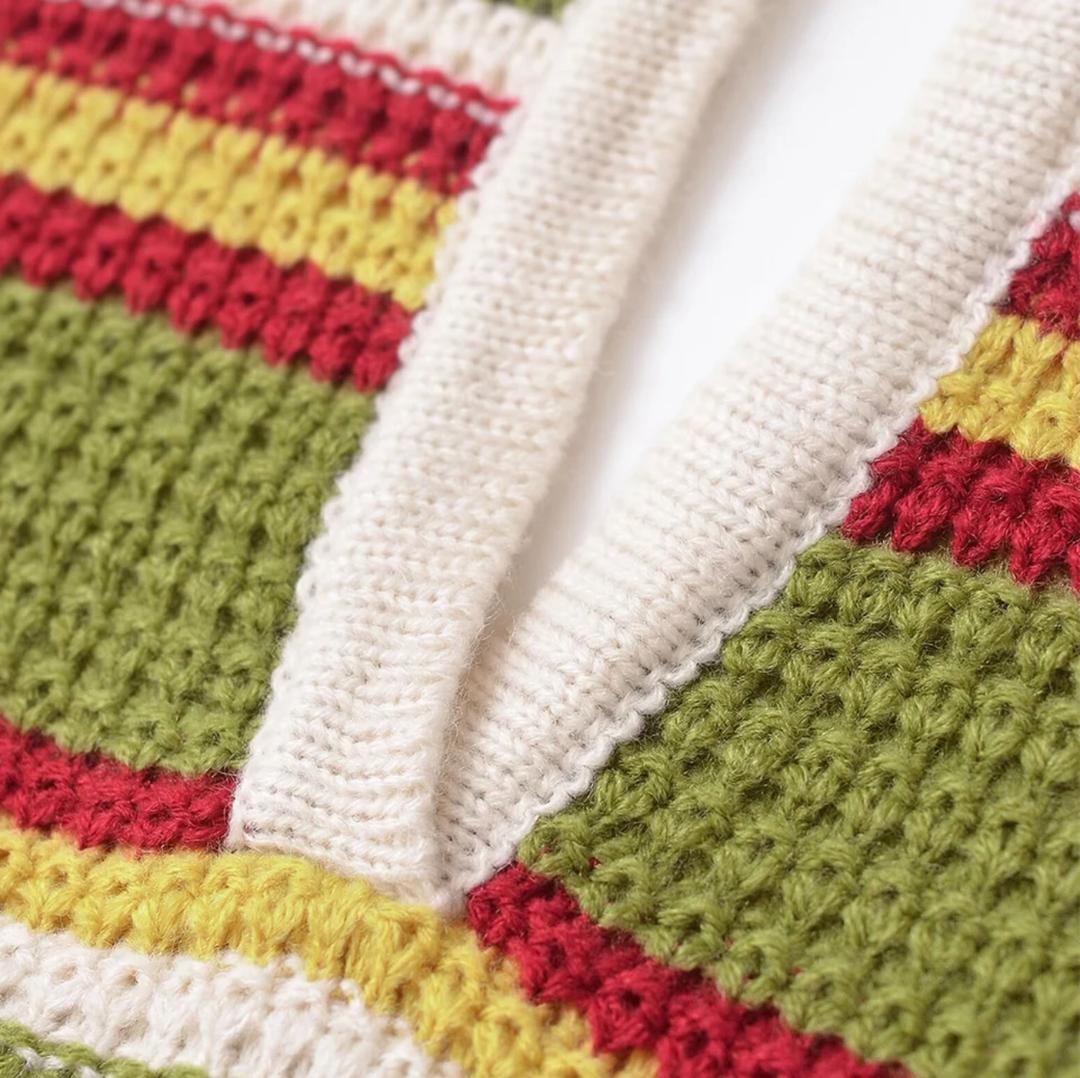 Era Soft Crochet Knit Dress In Multicolor
