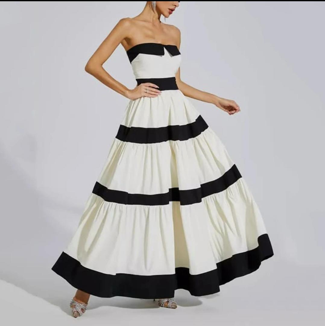 Wesley Offshoulder Holiday Maxi Dress In White