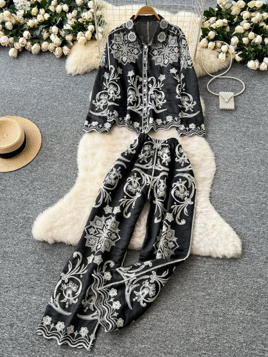 Giselle Summer coord Set In Black