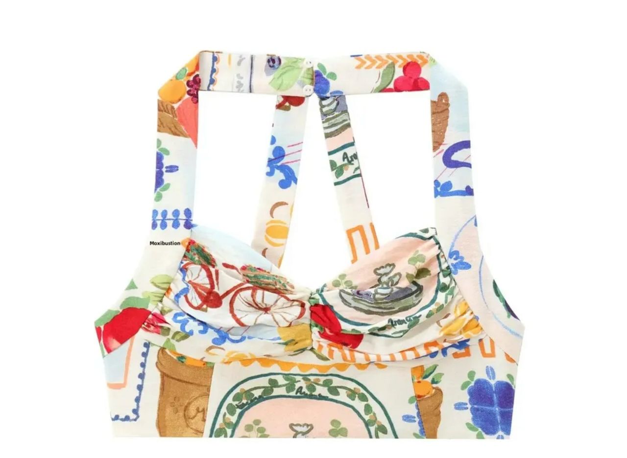 Feli Summer Coord Set In Multicolor