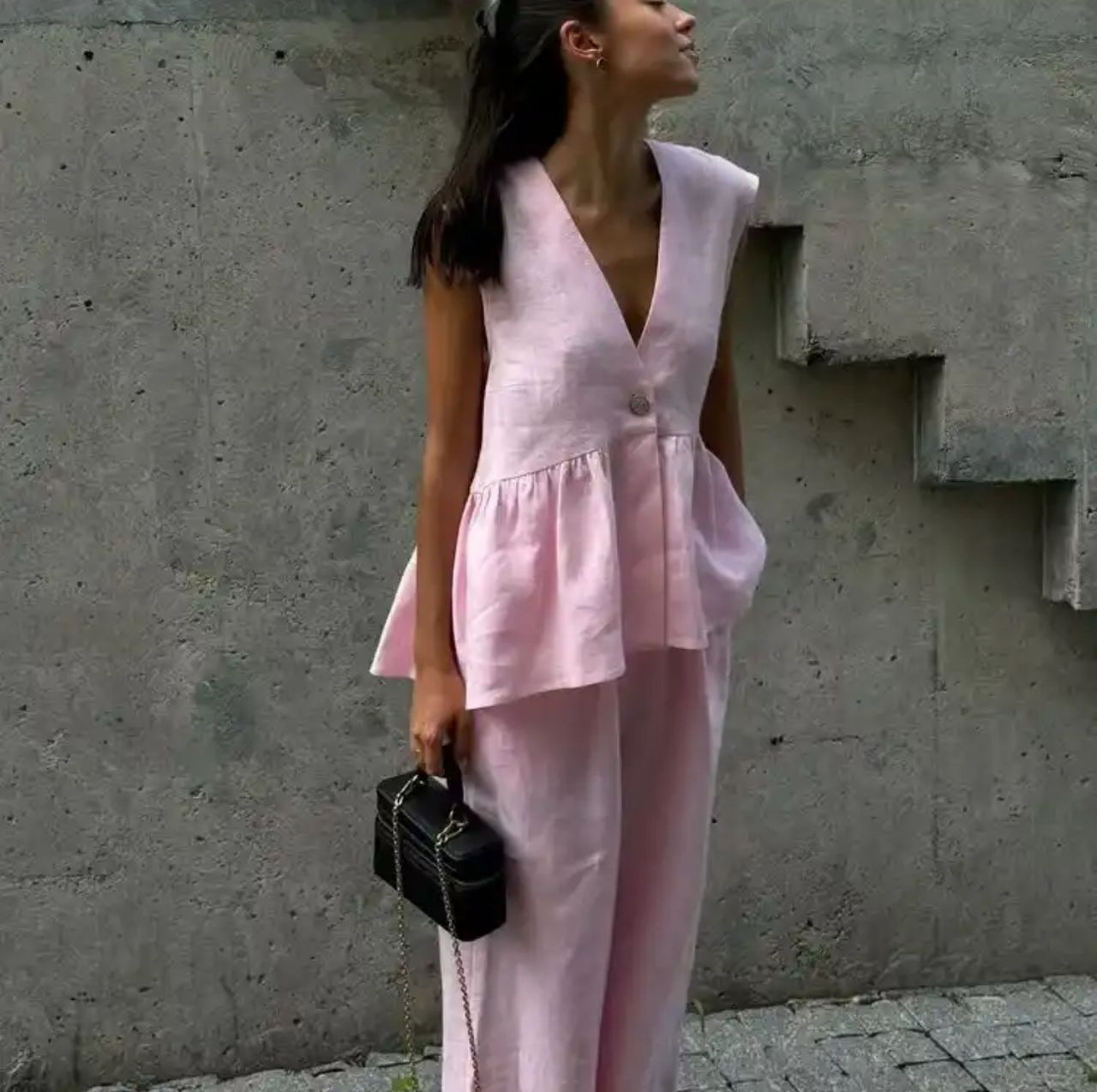 Tracy Summer Coord Set In Pink