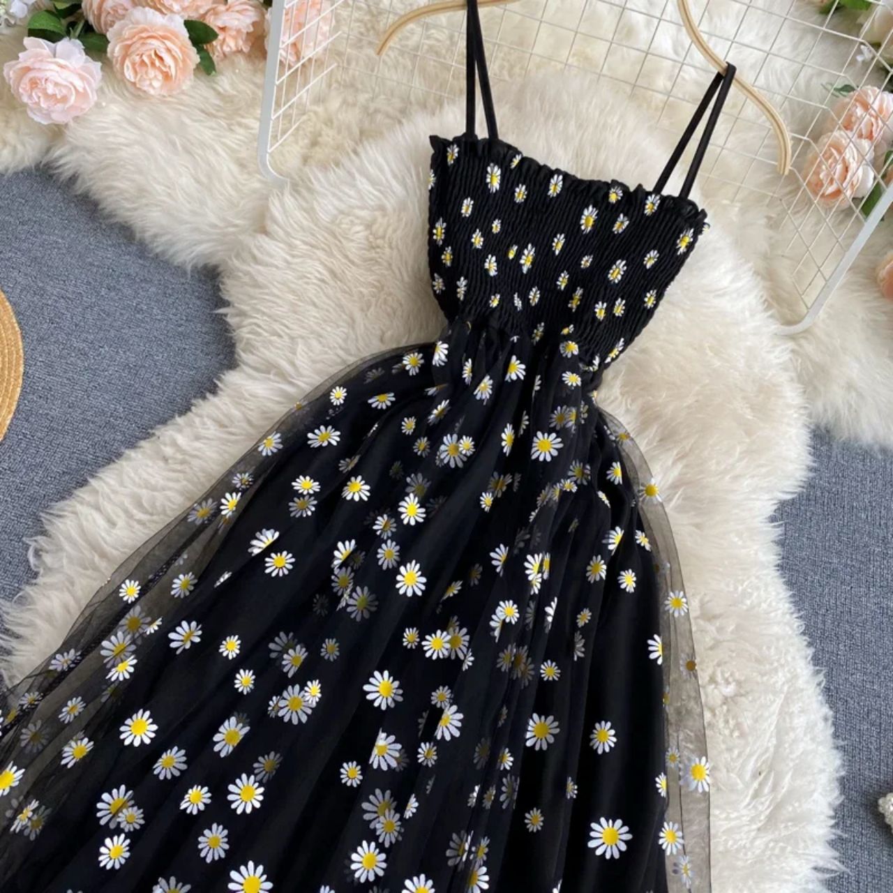 Rabia Printed Summer Midi Dress