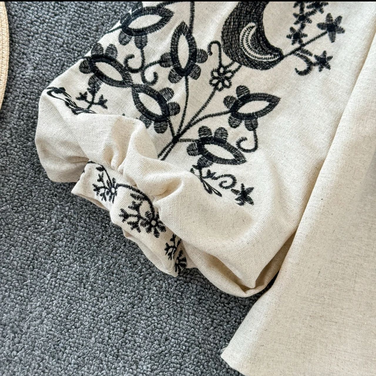 Teo  Embroidered Summer Top