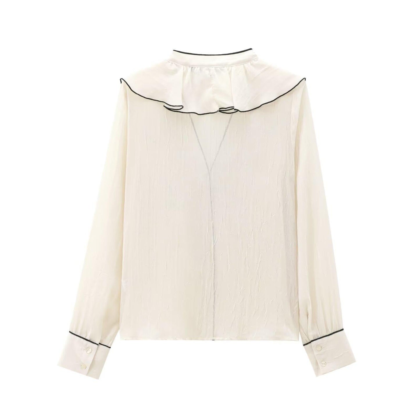 Corin Ruffled Summer Top In Off-White
