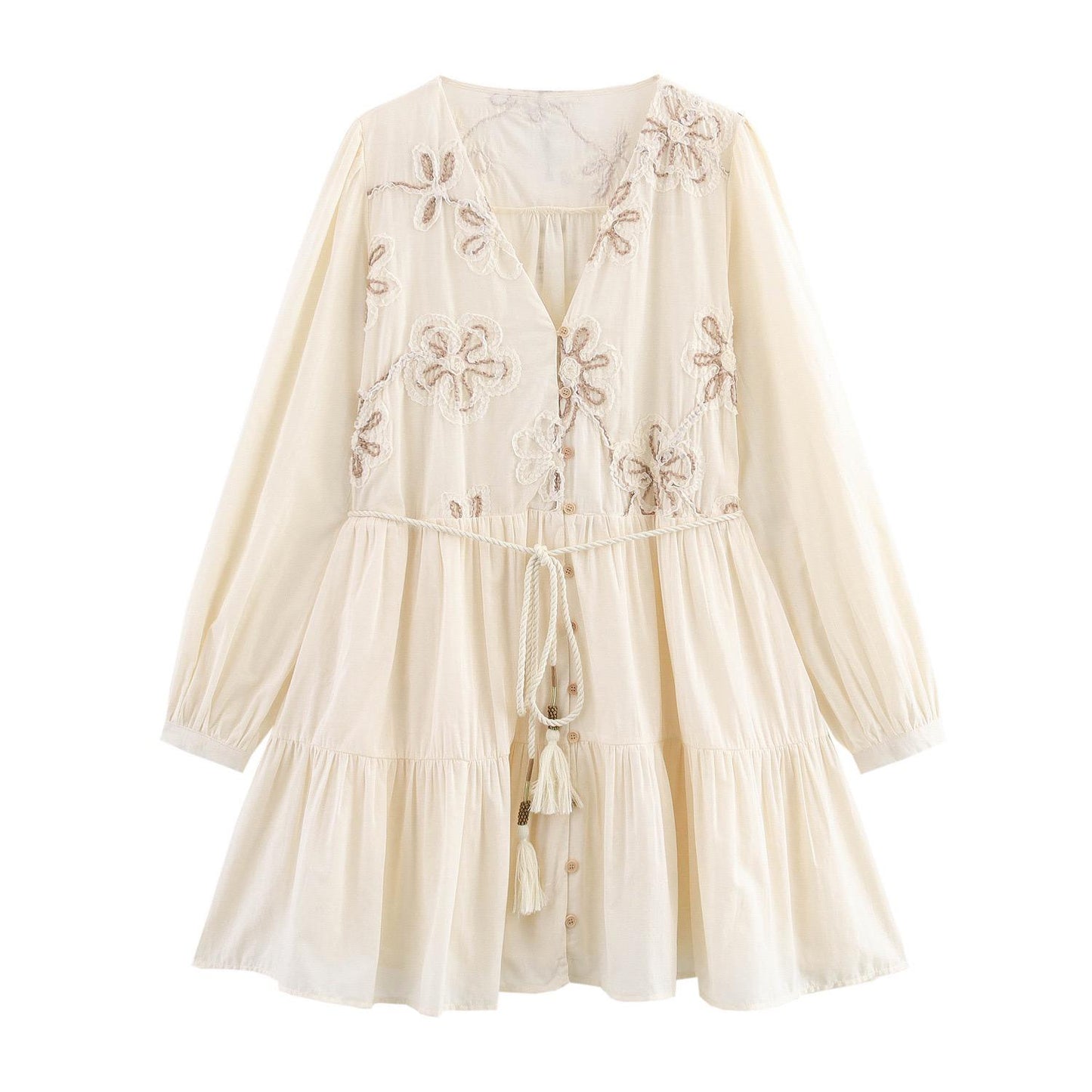Rumaya Summer Holiday Dress In Off-White