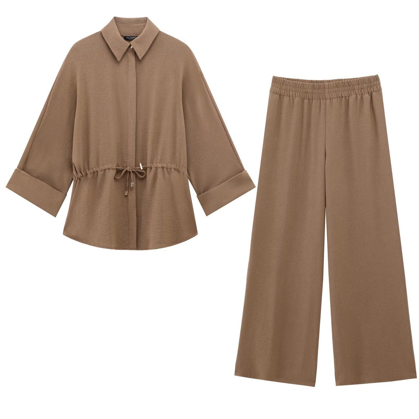 Willy Summer Two Piece Set In Brown