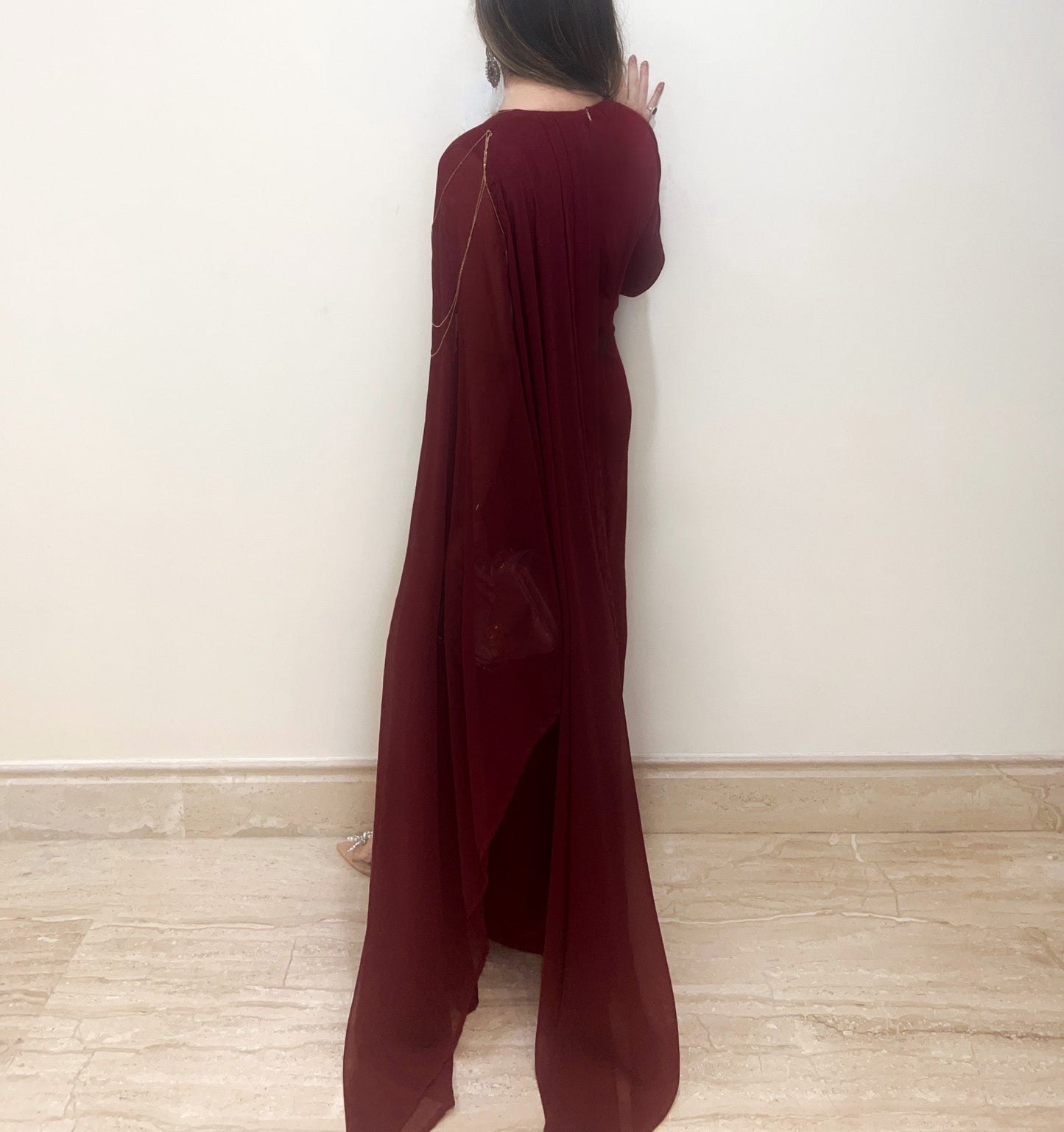 Rouge Drape Maxi