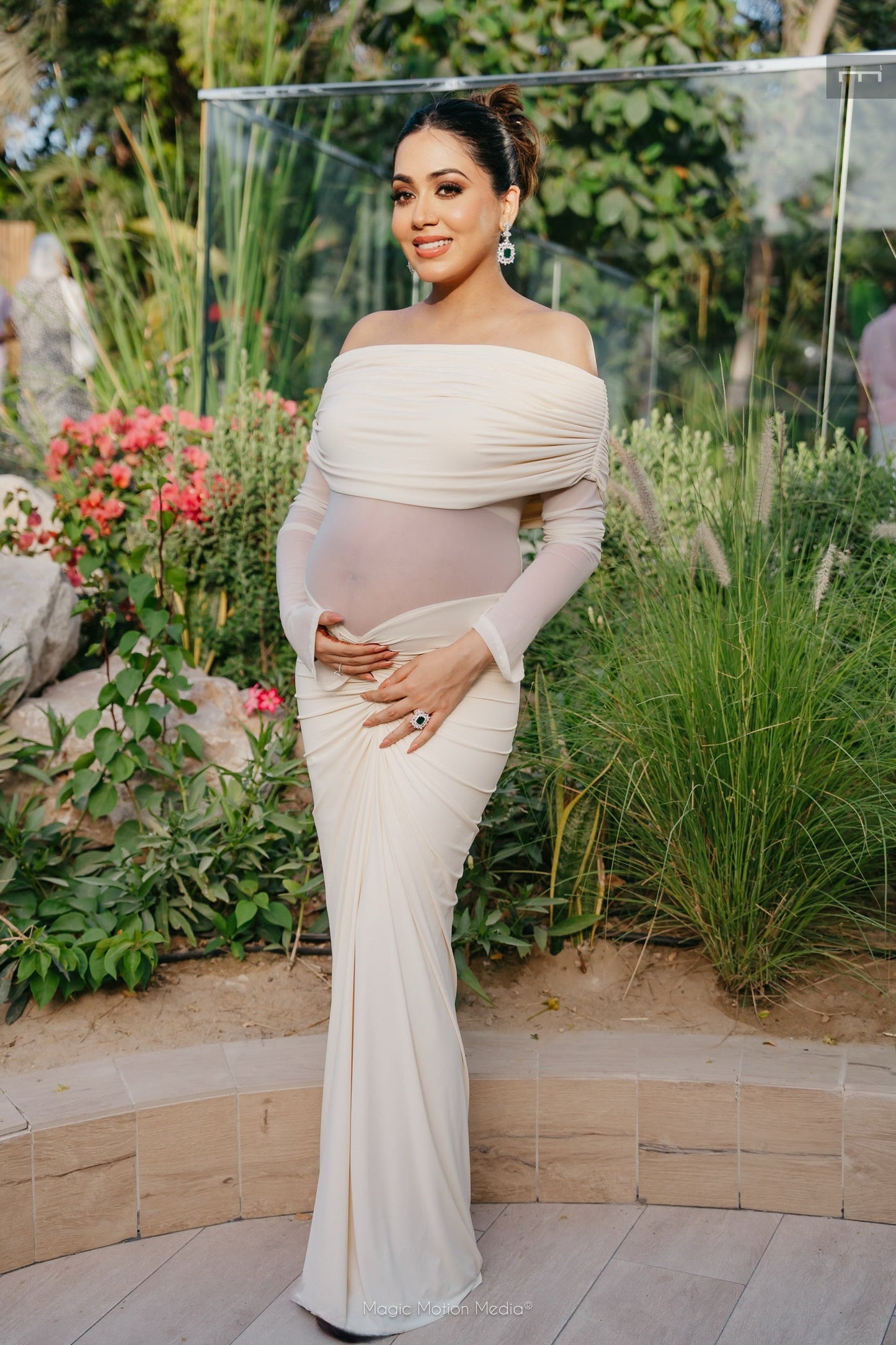 Saya Luxe Bodycon Maxi Dress