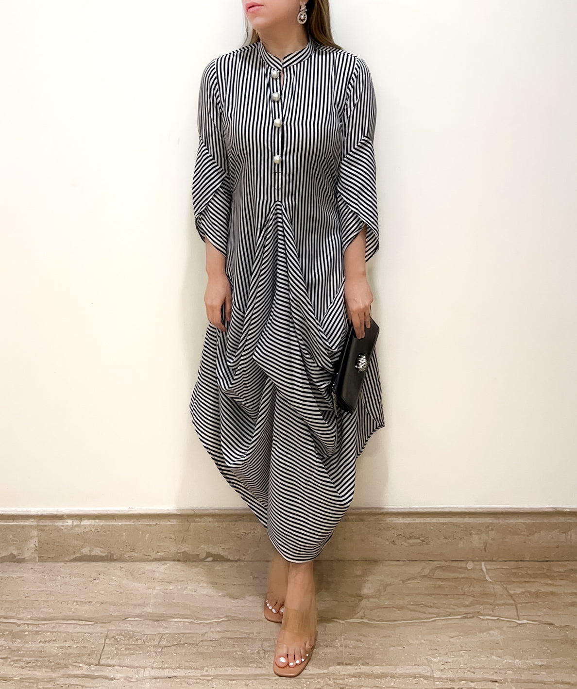 Stripes Drape Tunic