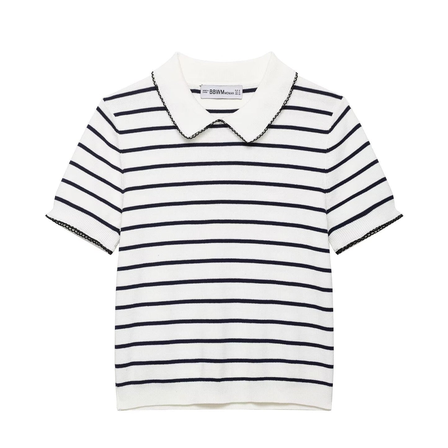 Ornella Knit Summer Top In White