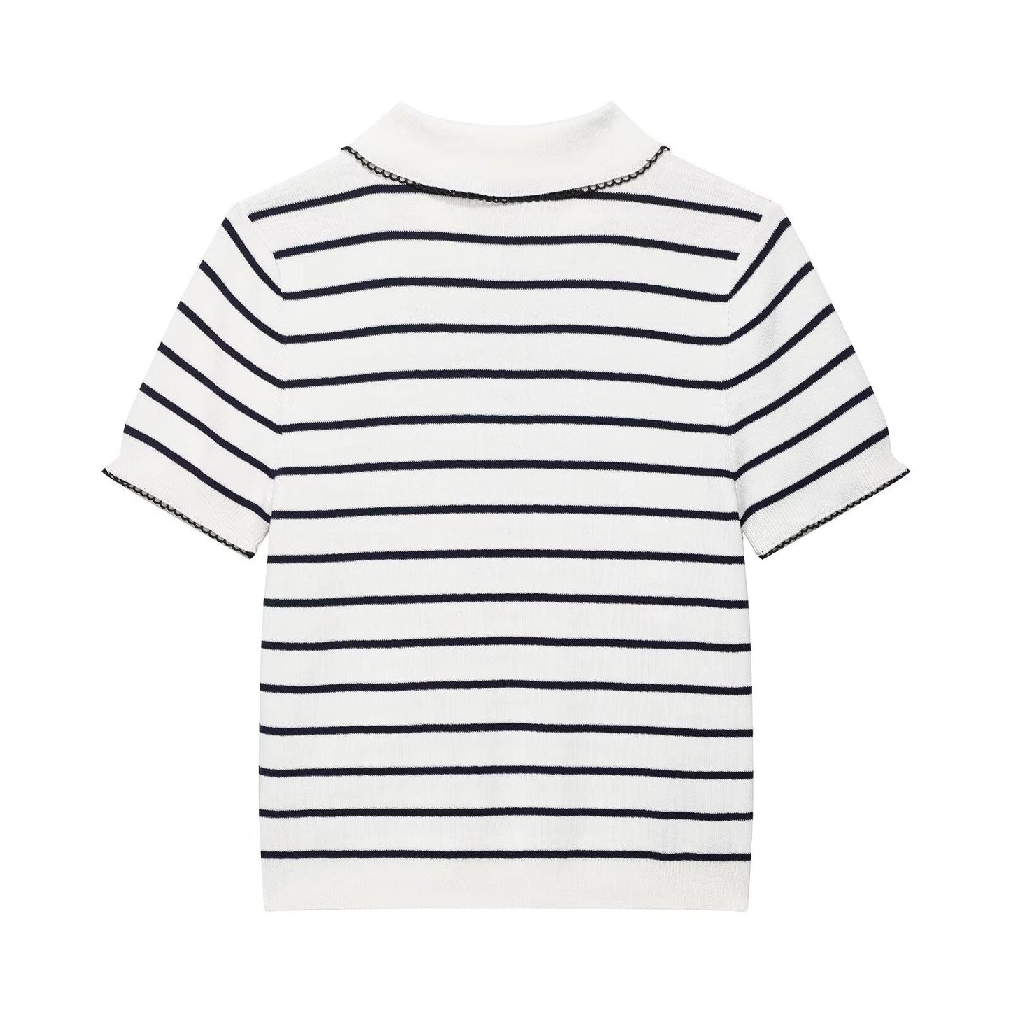 Ornella Knit Summer Top In White