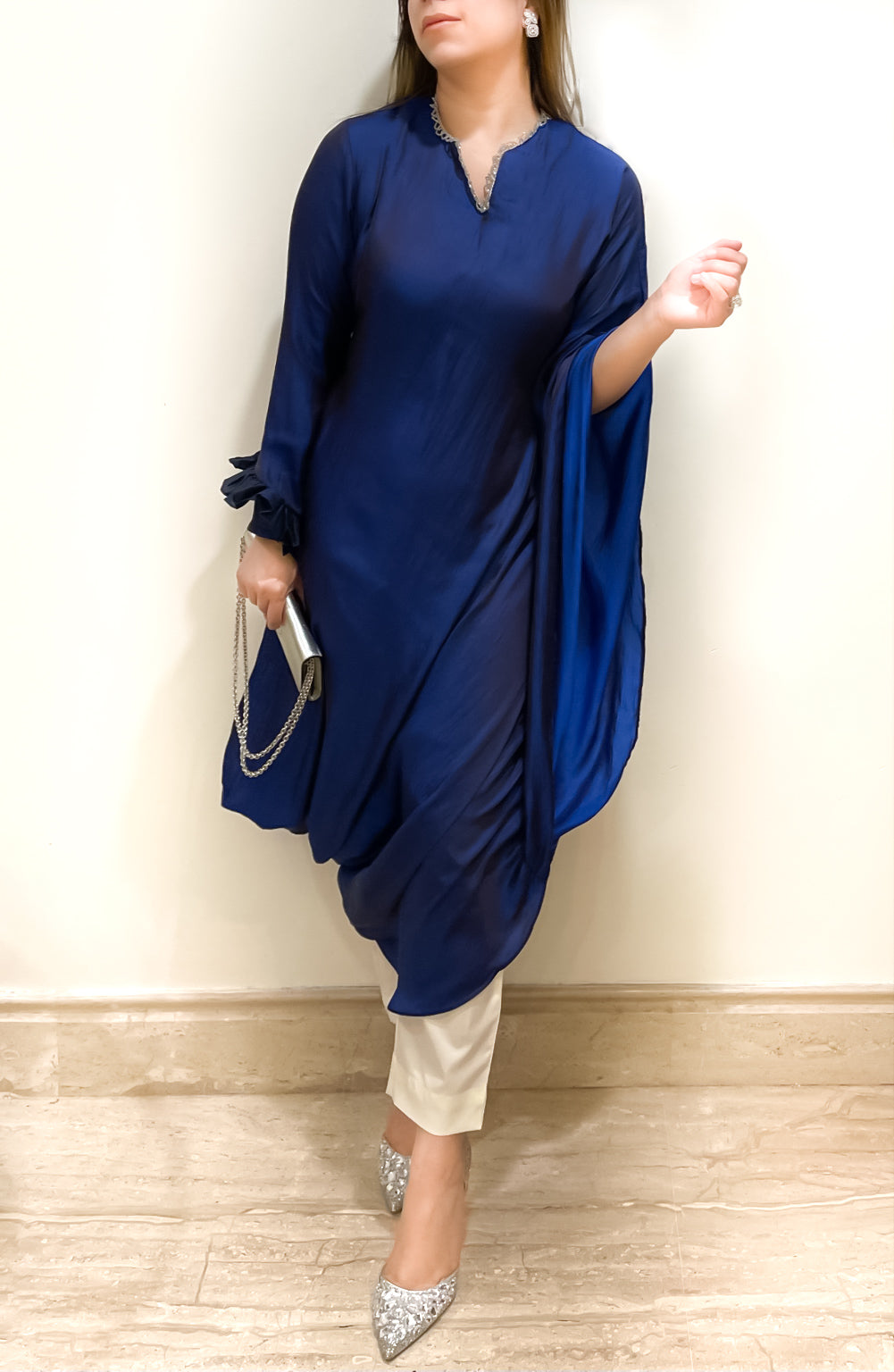 Navy Kaftaan Drape