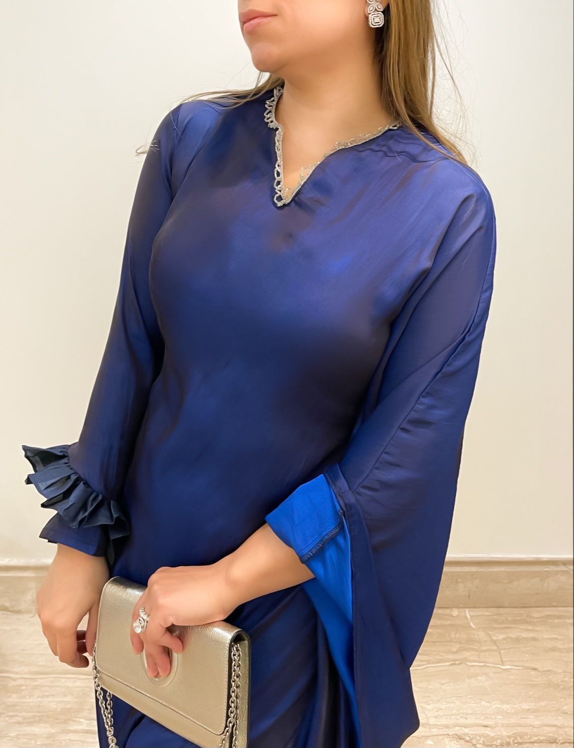 Navy Kaftaan Drape