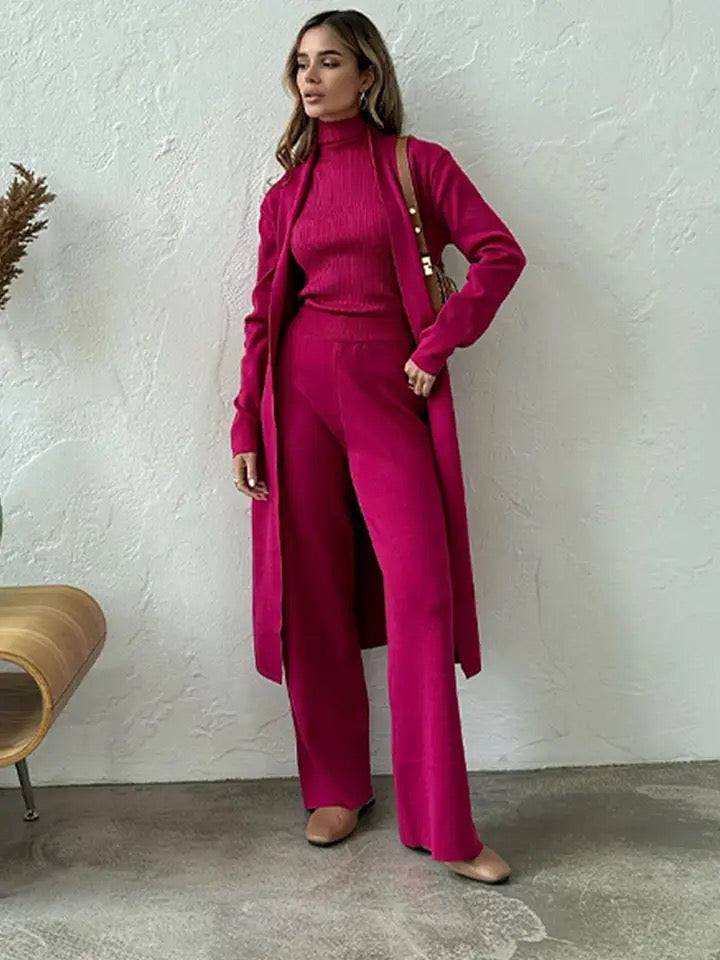 Aubrey Luxe Winter Coord Set with Cape