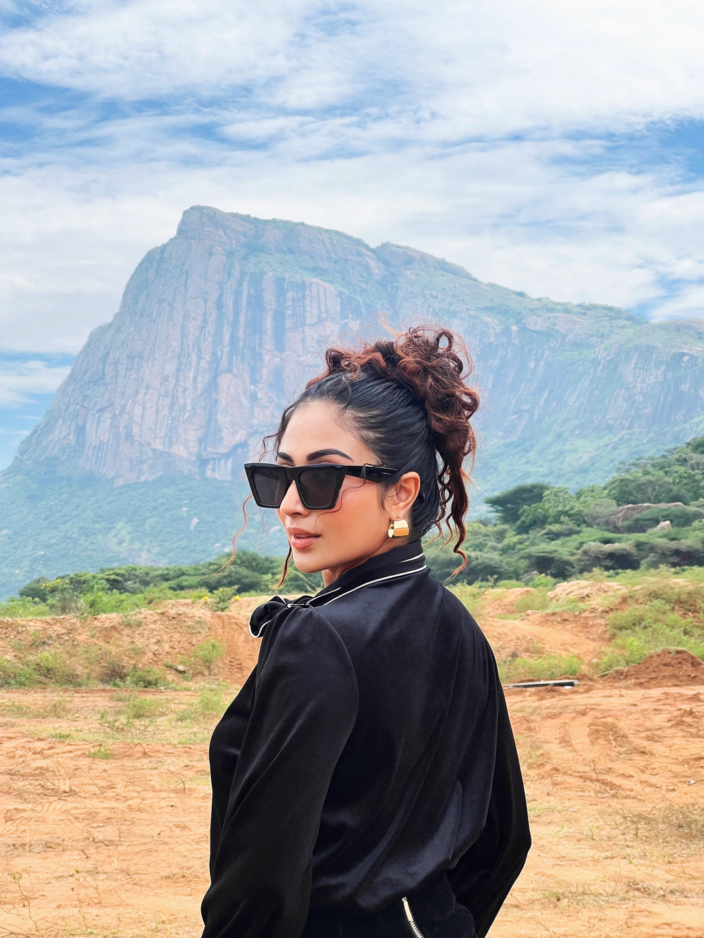 Laurie Luxe Velvet 2 Pc Set - Set of Top and Shorts