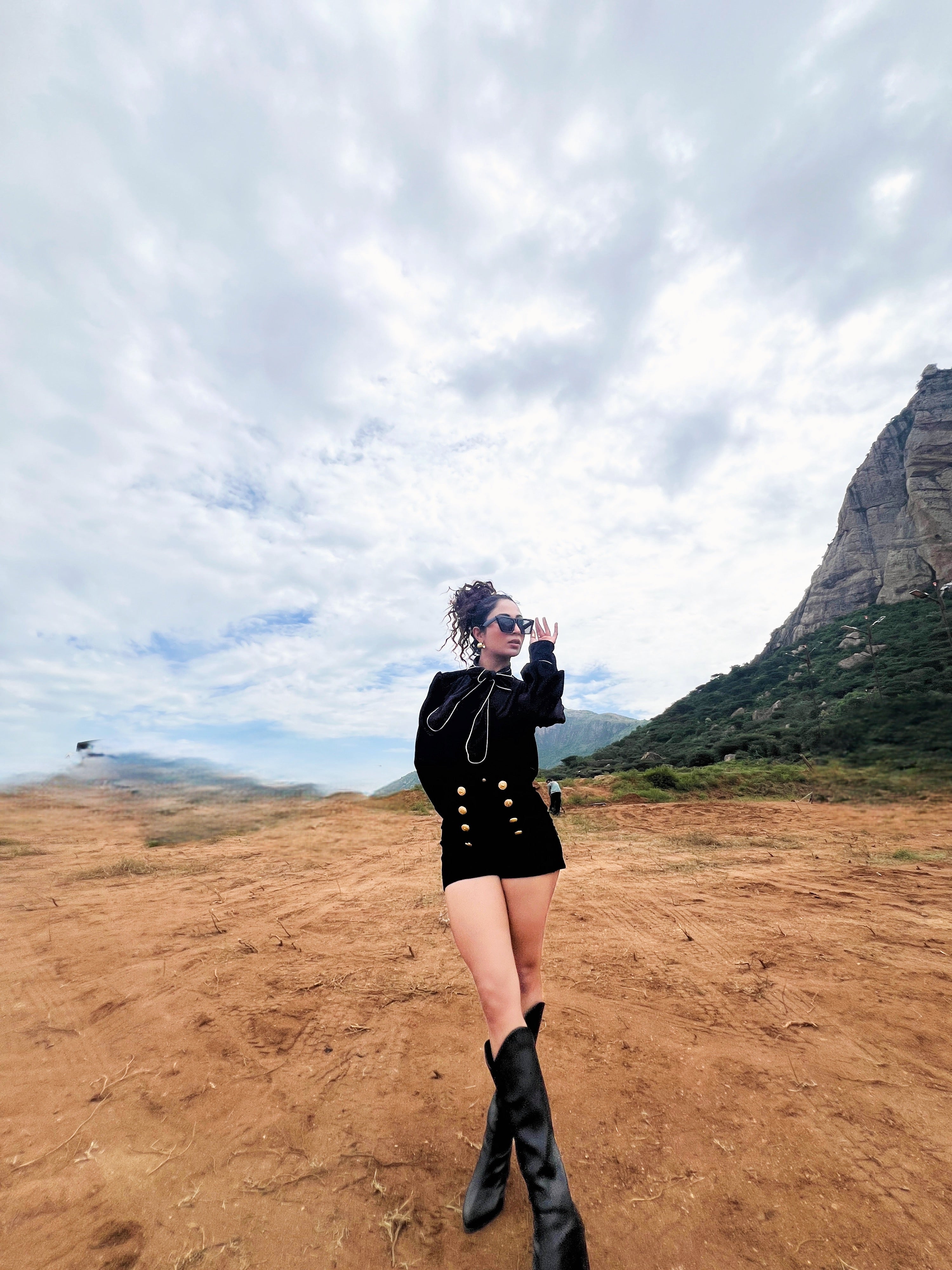 Laurie Luxe Velvet 2 Pc Set - Set of Top and Shorts