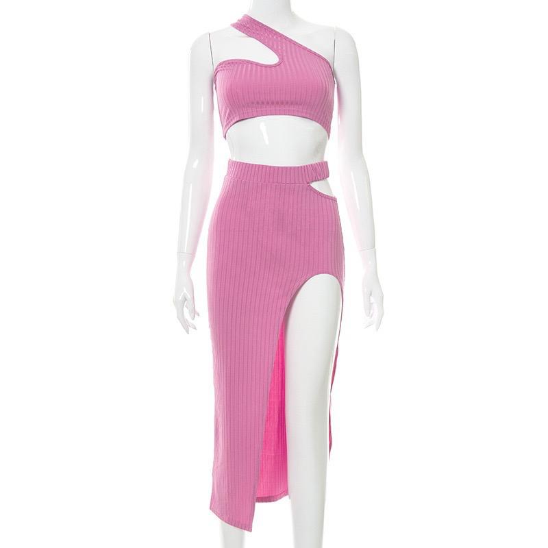 Semantia Statement Summer Coord Set In Pink