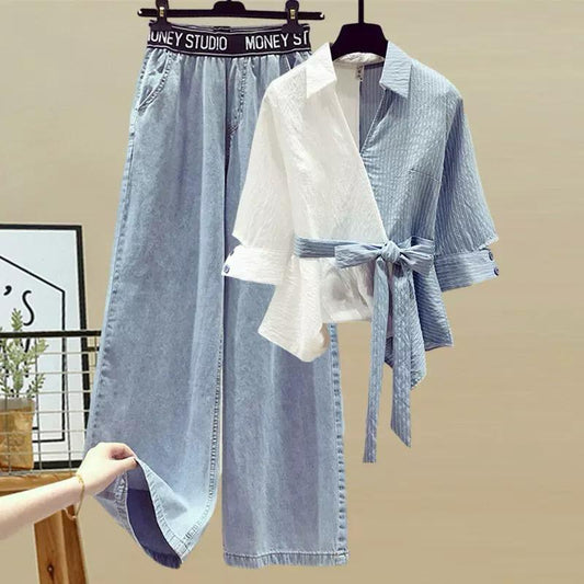Suya Summer Coord Set In Blue