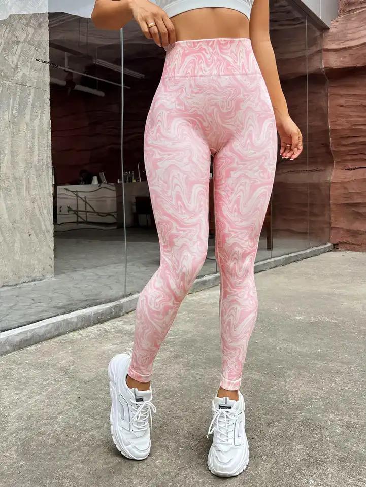 Leo Slimming Premium Gymwear Leggings In Pink