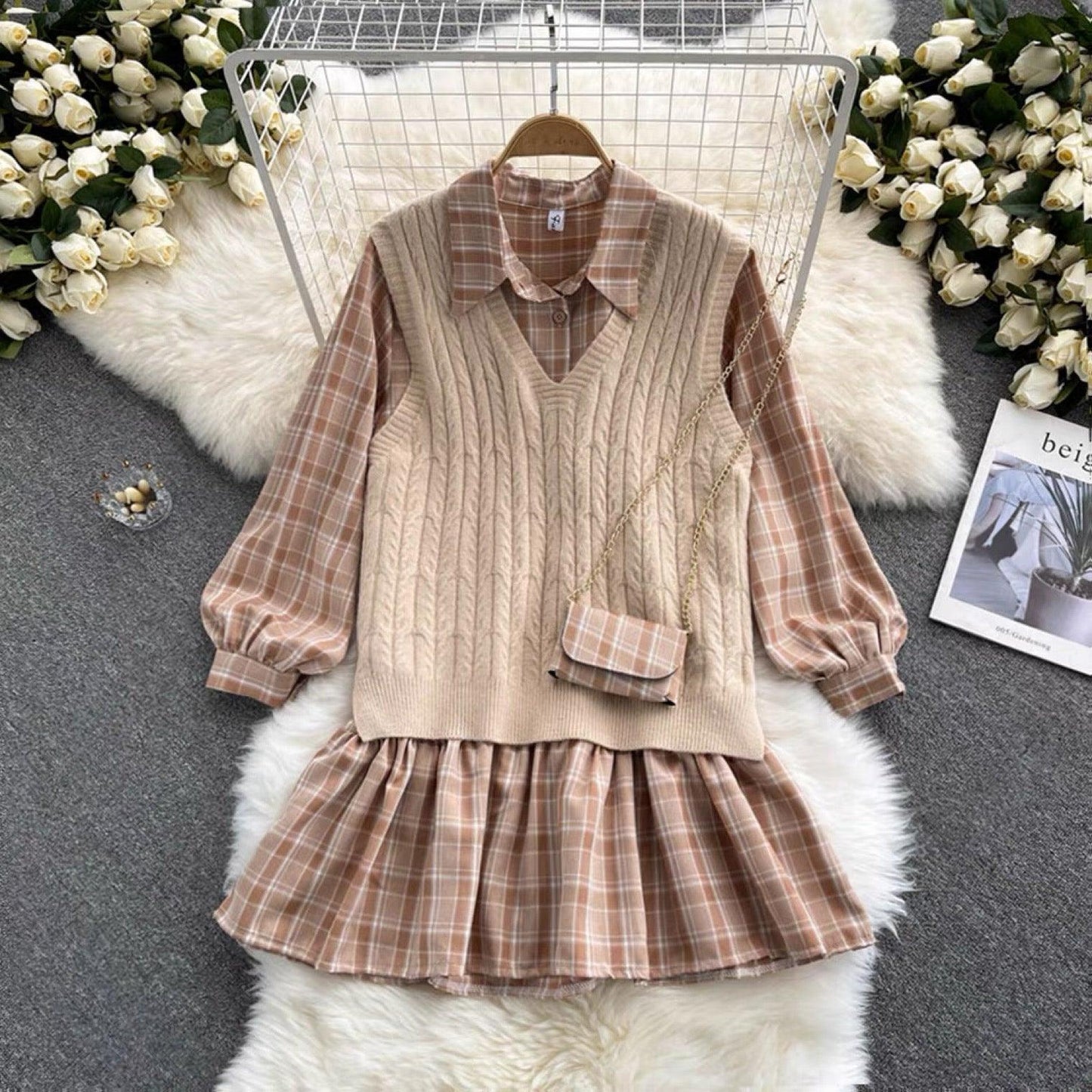 Jasmine Three Piece Set In Rust