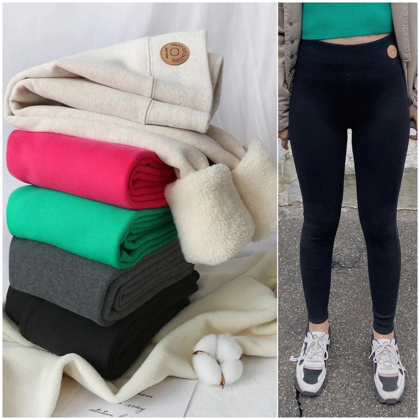 Jenny Slimming Premium Fleece Leggings