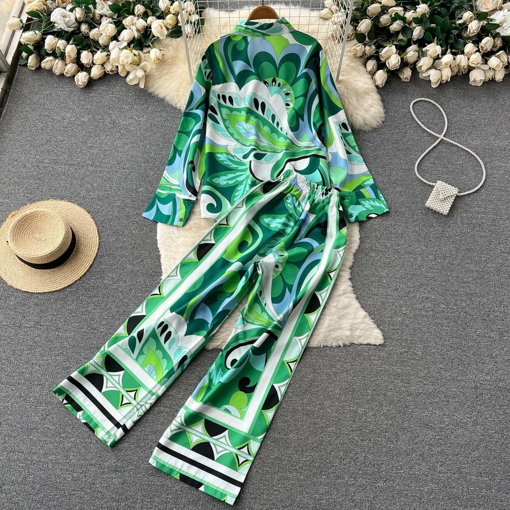 Kamara Abstract Coord Set In Green