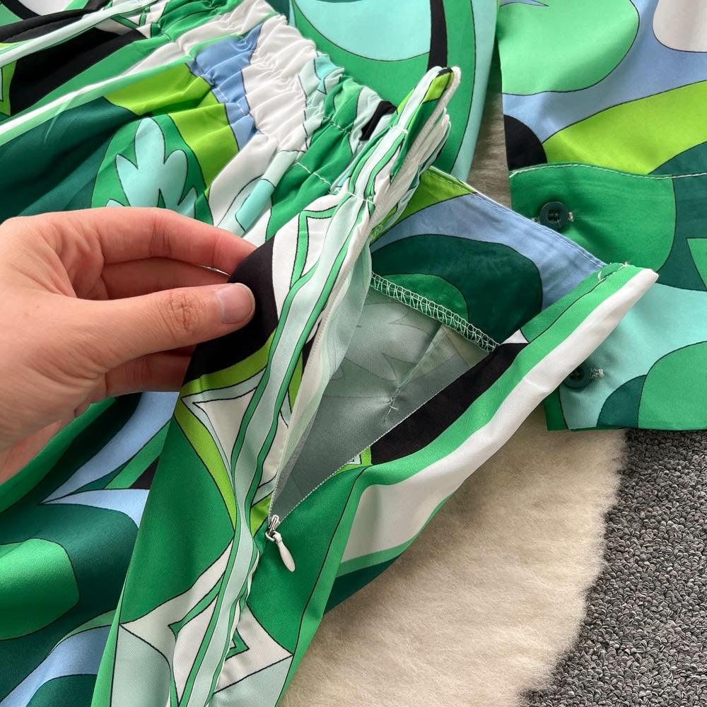 Kamara Abstract Coord Set In Green