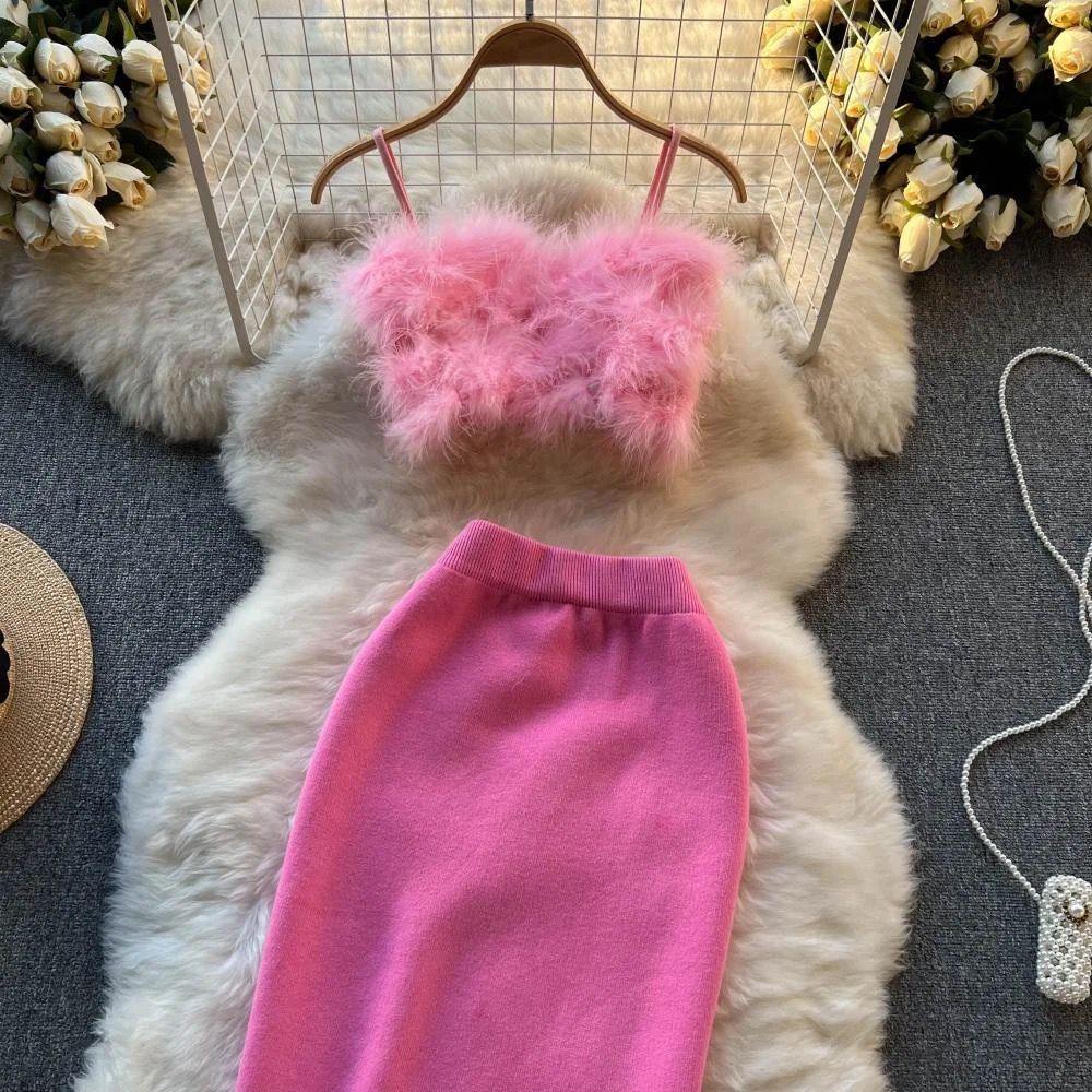 Leena Statement Coord Set In Pink