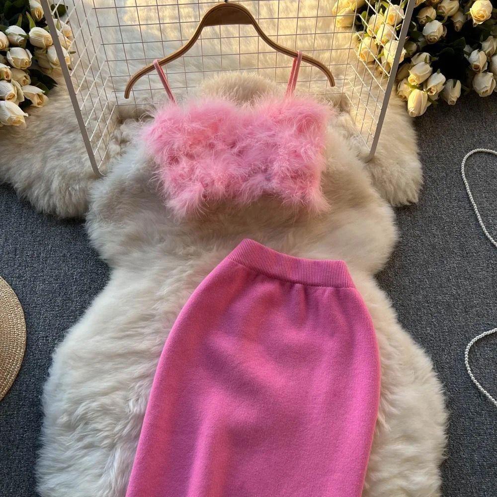 Leena Statement Coord Set In Pink