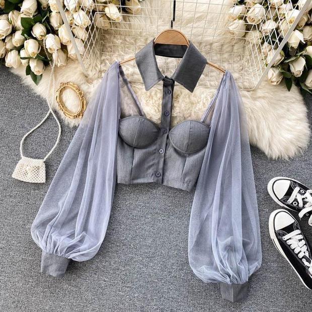 Liabella Puffed Sleeve Blouse