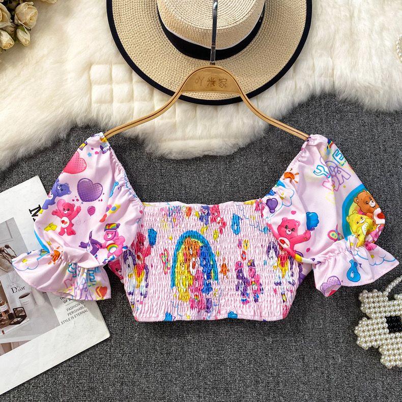 Logan Crop Tops In Multicolor