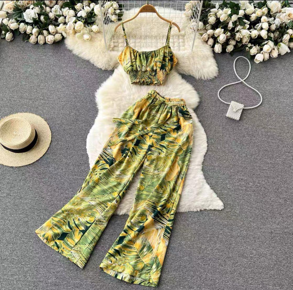 Lyanna Abstract Print Coord Set In Code 2